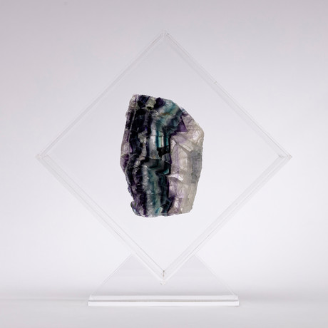 Fluorite Floating in Acrylic Display // Ver. 3