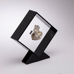 Herkimer Diamond Quartz Floating in Acrylic Display