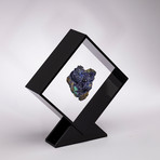 Malachite And Azurite Specimen Floating in Acrylic Display // Ver. 3