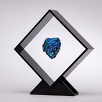 Malachite And Azurite Specimen Floating in Acrylic Display // Ver. 4