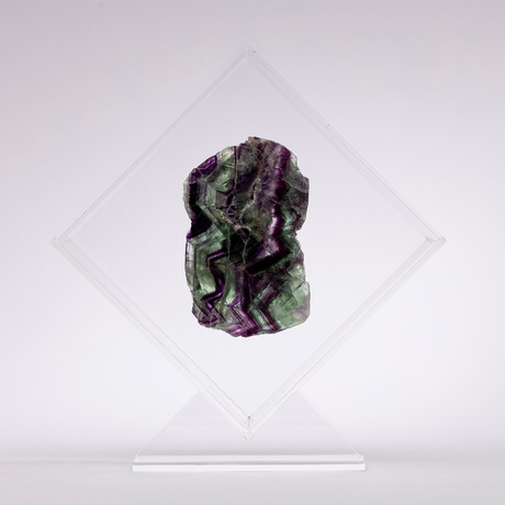 Fluorite Floating in Acrylic Display // Ver. 5