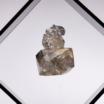 Herkimer Diamond Quartz Floating in Acrylic Display