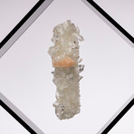 Apophyllite And Stilbite Floating in Acrylic Display // Ver. 1