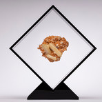 Apophyllite And Stilbite Floating in Acrylic Display // Ver. 2