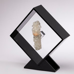 Apophyllite And Stilbite Floating in Acrylic Display // Ver. 1