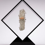 Apophyllite And Stilbite Floating in Acrylic Display // Ver. 1