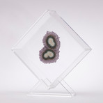 Amethyst Floating in Acrylic Display // Ver. 1