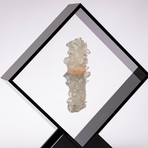 Apophyllite And Stilbite Floating in Acrylic Display // Ver. 1