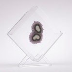 Amethyst Floating in Acrylic Display // Ver. 1