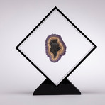 Amethyst Floating in Acrylic Display // Ver. 2