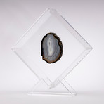 Agate Floating in Acrylic Display // Ver. 1