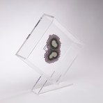 Amethyst Floating in Acrylic Display // Ver. 1