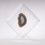 Agate Floating in Acrylic Display // Ver. 6