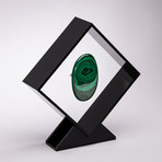 Malachite Floating in Acrylic Display // Ver. 4