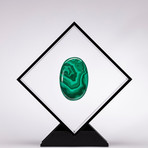 Malachite Floating in Acrylic Display // Ver. 6