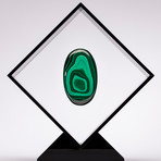 Malachite Floating in Acrylic Display // Ver. 5