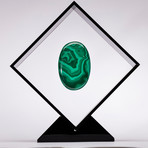 Malachite Floating in Acrylic Display // Ver. 6