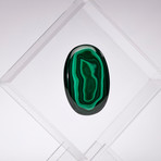 Malachite Floating in Acrylic Display // Ver. 3