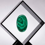 Malachite Floating in Acrylic Display // Ver. 6