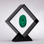 Malachite Floating in Acrylic Display // Ver. 6