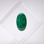 Malachite Floating in Acrylic Display // Ver. 1