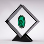 Malachite Floating in Acrylic Display // Ver. 5