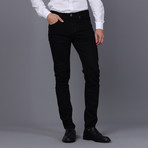 Syracuse Jeans // Black + Red Stitch (3XL)