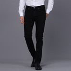 Syracuse Jeans // Black + Red Stitch (3XL)