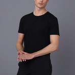 Albany Crew Neck T-Shirt // Black (3XL)