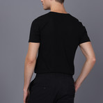 Albany Crew Neck T-Shirt // Black (3XL)