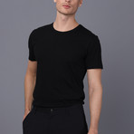 Albany Crew Neck T-Shirt // Black (3XL)