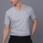 Portland V Neck T-Shirt // Gray (XL)