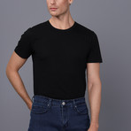 Albany Crew Neck T-Shirt // Black (3XL)