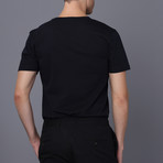 Miami V Neck T-Shirt // Navy (L)