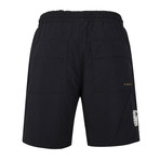 Dawe Woven Crincle Shorts // Black (2XL)