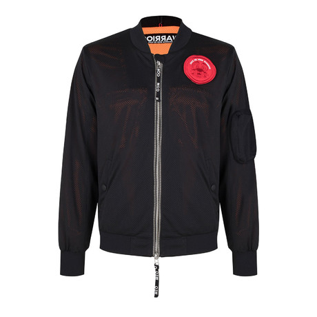 Rodi Bomber Jacket + Double Layer Mesh // Black (S)