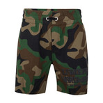 Bori Sweat Shorts // Camo Army (XL)