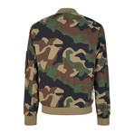 Ravi Bomber Jacket // Camo Army (L)