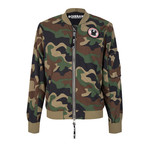 Ravi Bomber Jacket // Camo Army (L)