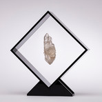 Biterminated Quartz Floating in Acrylic Display