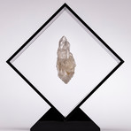 Biterminated Quartz Floating in Acrylic Display