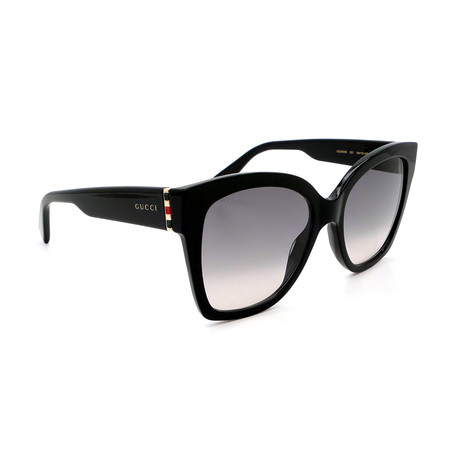 Unisex GG0459S-001 Square Sunglasses // Black