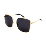 Unisex GG0802S-001 Square Sunglasses // Gold