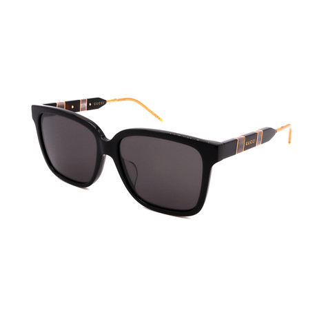 Unisex GG0599SA-001 Square Sunglasses // Black