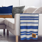 Acrylic Stripe Blanket // New York Giants