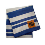 Acrylic Stripe Blanket // New York Giants