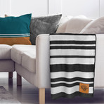 Acrylic Stripe Blanket // Jacksonville Jaguars