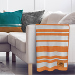 Acrylic Stripe Blanket // Miami Dolphins