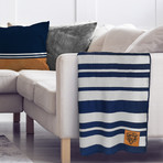 Acrylic Stripe Blanket // Chicago Bears