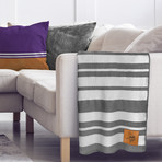 Acrylic Stripe Blanket // Minnesota Vikings